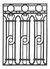 Reja Artesanal N11 - 83 cm x 60 cm