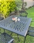 Juego de Jardín Chateaux con 4 sillas- Fundición en Aluminio - Mesa Rectangular - comprar online