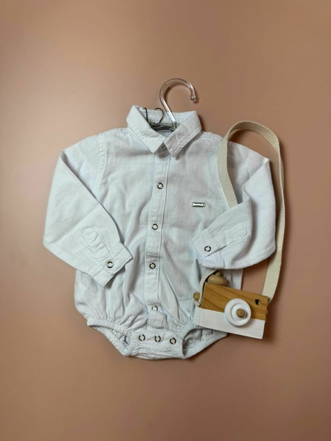 CAMISA BODY LONGA BRANCA | P AO G