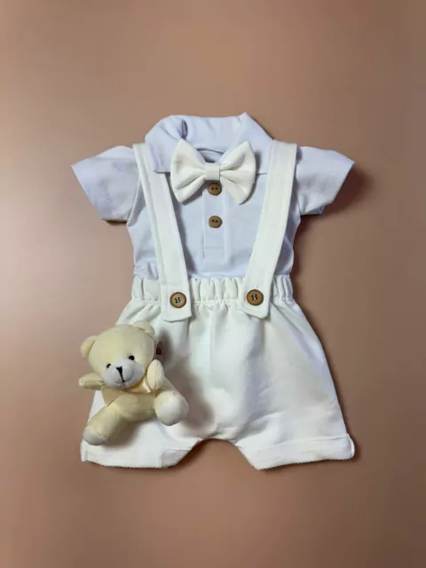 CONJUNTO PIETRO CURTO CALÇA C/ SUSPENSORIO + BODY + GRAVATA | P AO 2