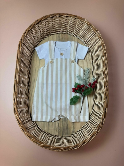 CONJUNTO JARDINEIRA + BODY DANTE | P AO 4