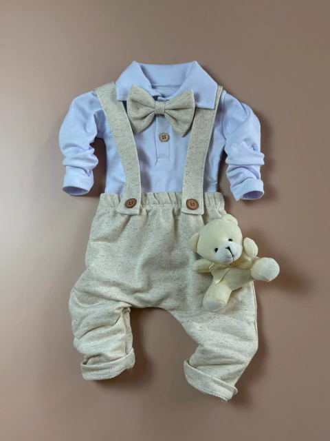 CONJUNTO PIETRO POLILINHO CALÇA C/ SUSPENSORIO + BODY + GRAVATA | P AO 2 - comprar online