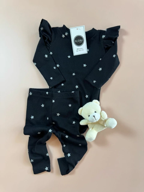 CONJUNTO ESTRELAS PRETO | P AO 6 - comprar online