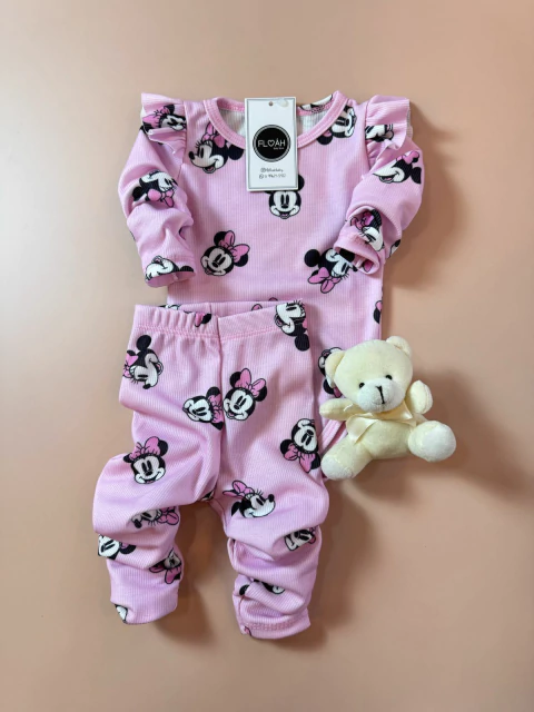 CONJUNTO CANELADO MINNIE LAÇO | P AO 2 - comprar online