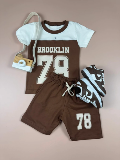 CONJUNTO BROOKLIN MARROM | 1 AO 6 - comprar online