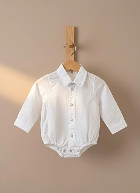 CAMISA BODY LONGA BRANCA | P AO G - comprar online