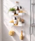Organizador de Baño con Bambu Blanco