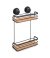 Organizador Doble para Ducha Negro - comprar online