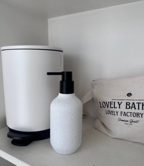 Dispenser Simil Piedra Blanco