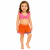 Short Saída de Praia Infantil em Tela com Pompons Coloridos