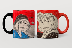 Caneca Artística Ilustrada Menino com Gorro - comprar online