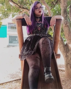 Meia-calça Monsters - Blue Tree