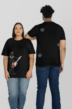 CAMISETA T-SHIRT PRETA Teias de aranha