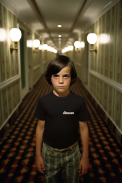 Imagem do CAMISETA T-SHIRT PRETA UNISSEX FILME O ILUMINADO THE SHINING