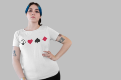 Camiseta T-shirt Naipes Cartas Baralho - loja online