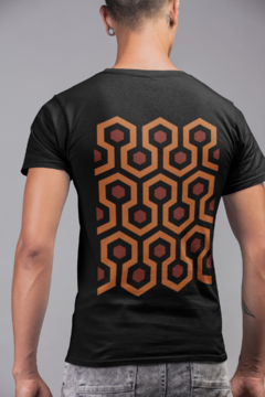 CAMISETA T-SHIRT PRETA UNISSEX FILME O ILUMINADO THE SHINING