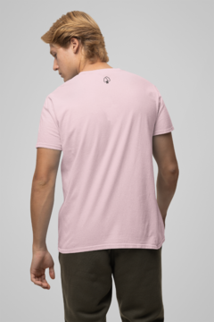 CAMISETA T-SHIRT ROSA UNISSEX TIGRE TATUAGEM OLD SCHOOL - loja online
