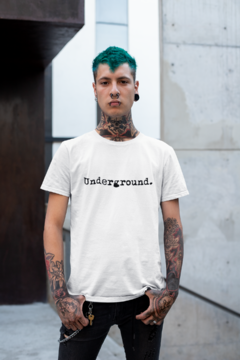 Camiseta t-shirt branca unissex underground moda alternativa - Blue Tree