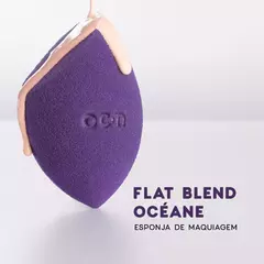 Esponja de Maquiagem Flat Blend Roxa Oceane - comprar online