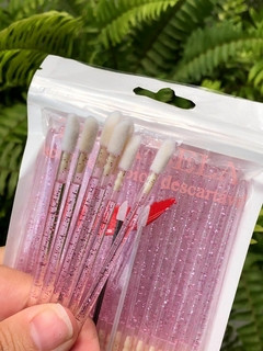 Pincel aplicador de batom descartável- - comprar online