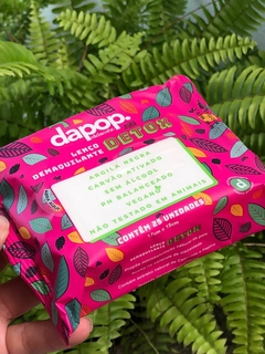 Lenço Demaquilante Detox DAPOP - comprar online