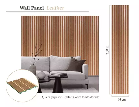 Leather – Cobre y Dorado - comprar online