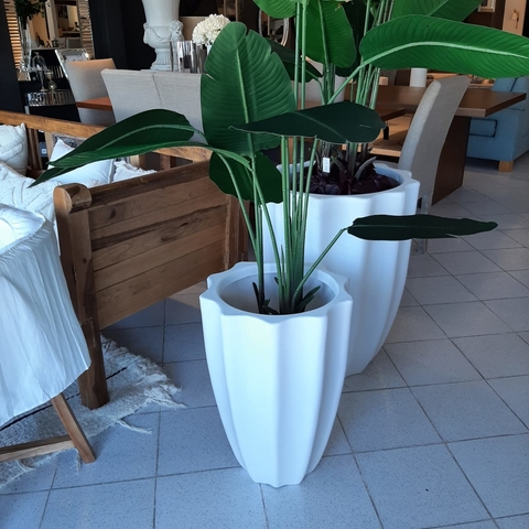 Maceta Loto 60 Blanca