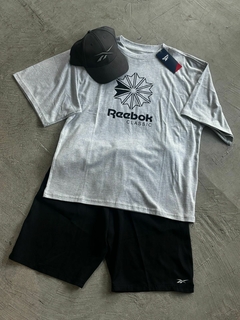 Camiseta Reebok Grey Heather Masculina