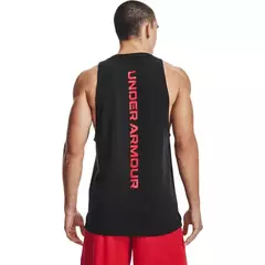 Regata Under Armour Baseline Cotton Tank Preto - comprar online