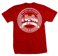 Remera H20 - Here Today, Gone Tomorrow (Rojo) - comprar online