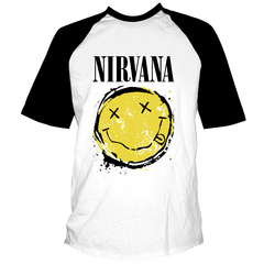Remera Combinada NIRVANA - Smiley