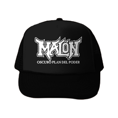 Gorra MALON Oscuro plan del poder Negra