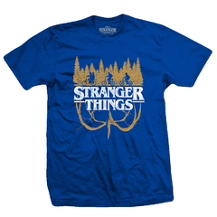 Remera STRANGER THINGS - Hawkins Azul