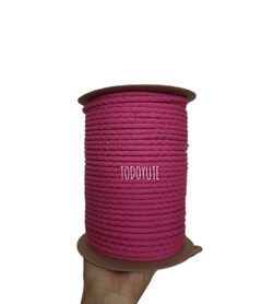 Soga rellena de algodon 7 mm Fucsia IDEAL PARA CESTERIA