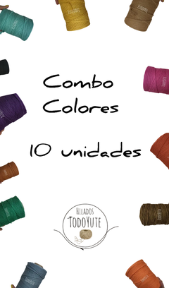 COMBO COLORES MACRAME 10 UNIDADES incluye todos los colores - comprar online