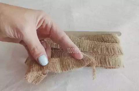 Flecos Yute 2,5 cm - 10 metros IDEAL PARA ALMOHADONES