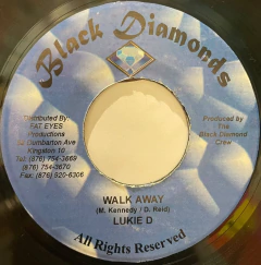 7" Lukie D – Walk Away / Expo Train (Version) (Black Diamonds) Vg+