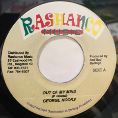 7" George Nooks - Out Of My Mind / Nina - Sacrifice (Rashanco Music) EX