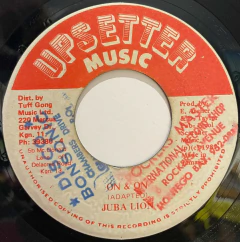 7" Juba Lion – On & On / Versaion (Upsetter Music) Vg+