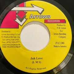 7" LMS – Jah Love / Jah Love Rhythm (Arrows Records) Vg+