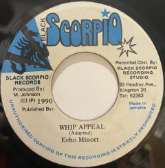 7” Echo Minott - Whip Appeal / Version (Black Scorpio) Vg+