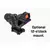 Mira Prismática SLx 3X- Raptor ACSS (7.62x39/ .300 BLK) - Primary Arms - t4acessorios