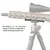 Mount Adaptador de bipé p/ MLOK (liberação rápida 5,5") - Fanaue - t4acessorios
