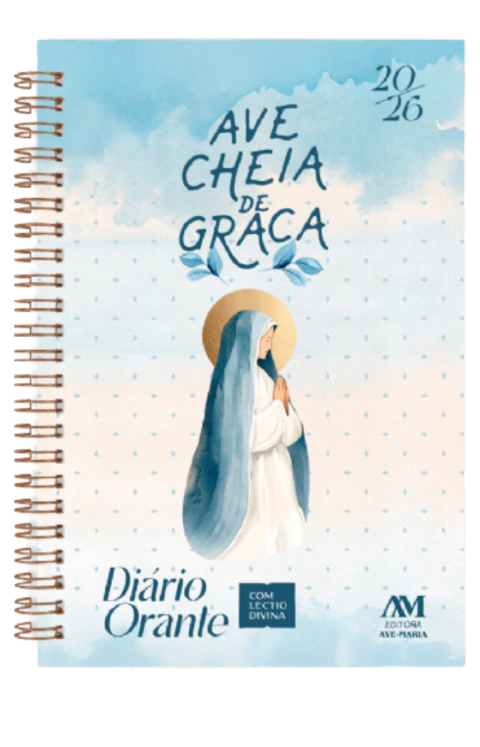 Diário Orante Com Lectio Divina 2026 - Maria - Ave, cheia de graça - comprar online