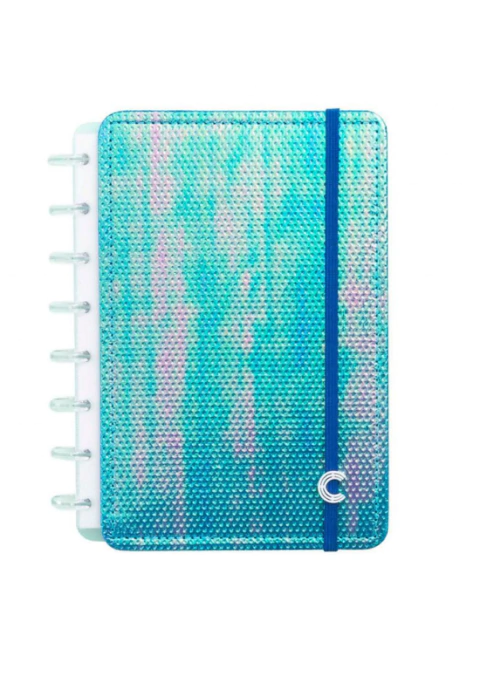 Caderno Inteligente Azul Holográfico - A5