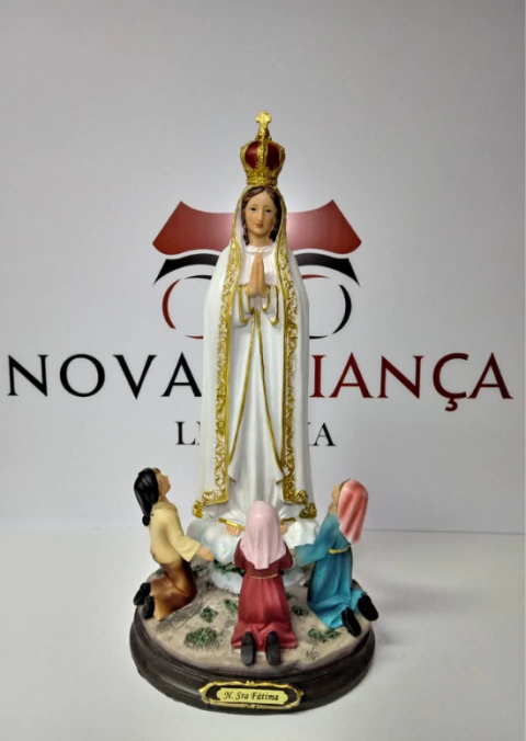Nossa Senhora de Fátima com Pastorinhos 30 cm