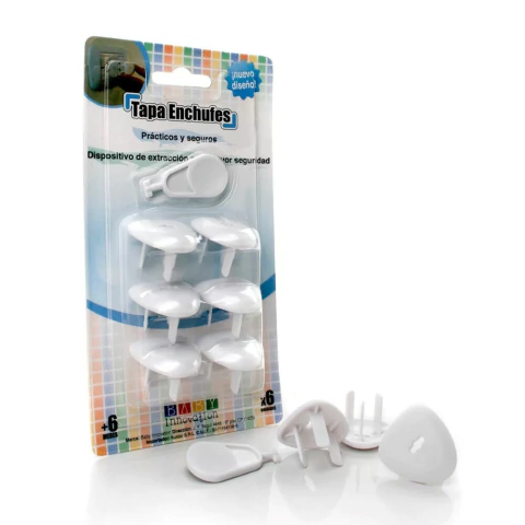 Tapa Enchufes 3 Patas x 6 Baby Innovation