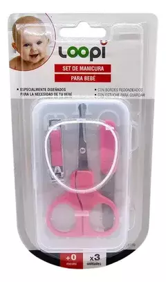 Set Tijera Lima Alicate Loopi - Pañalera Do Re Mi