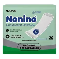 Nonino Apósitos de Incontinencia Moderada x 20