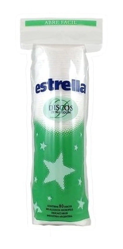 Discos Demaquillantes Estrella x 80